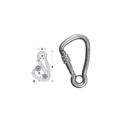 Harness Snap Shackle With Lock