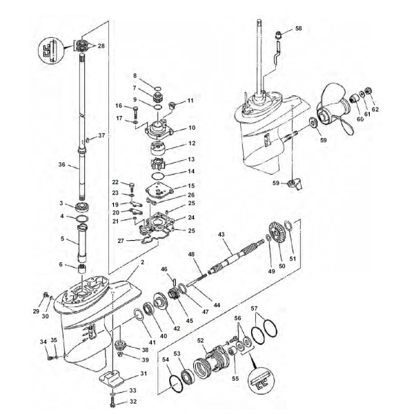 25B/BMH/BWH - E25A/25VE/VM - 30H/HMH/HWC - 30G/GE