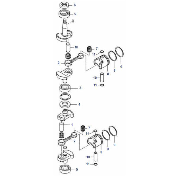 6HP / 8HP / 9.8HP (2cyl- international)