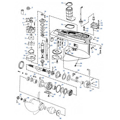 Gear Ratio V4 / V6 “M” (1902-06), V4 2.25:1 (.44), V6 1.86:1 (.54)