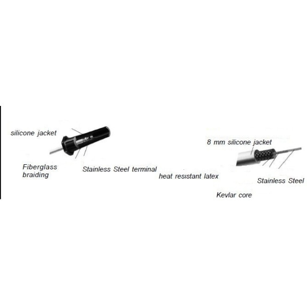 HD Spark Plug Wire Set- 4"